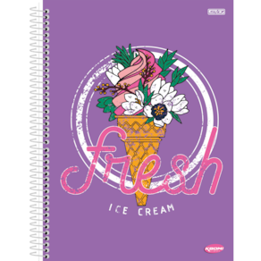 Caderno Pequqeno Espiral 1/4 96 Folhas Capa Dura KBOM Feminino São Domingos