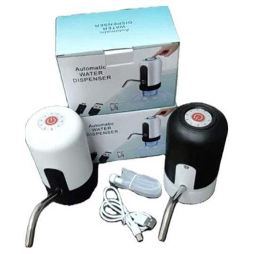 Bomba Elétrica Recarregável Via Usb Para Galão Garrafão água