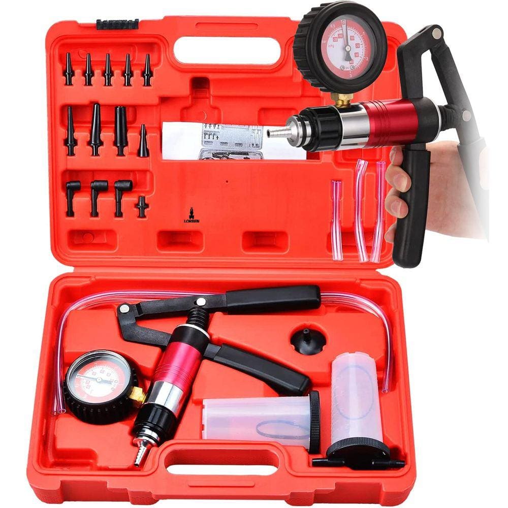 Kit Bomba Manual de Pressão e Vácuo Lorben Profissional 21 peças com Maleta Organizadora