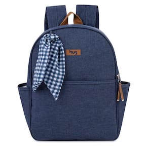 Mochila De Maternidade Hug Mescla Azul Marinho