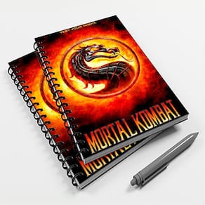 Caderno Universitário 10 Mat Jogo Motal Kombat