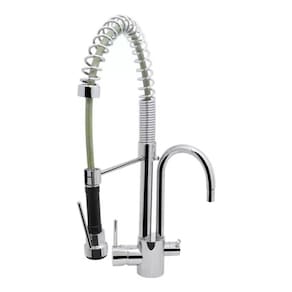 Torneira Monocomando Gourmet Cromada Cozinha Com Filtro 62cm