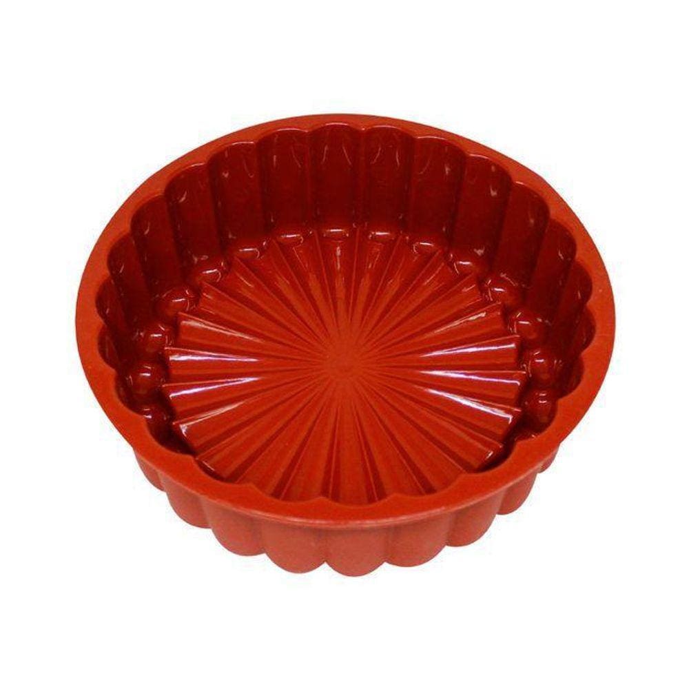 Forma Redonda De Silicone Para Bolo Charlotte