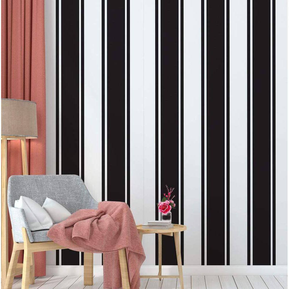 Papel De Parede - Listrado - Modelo 76-60X300Cm