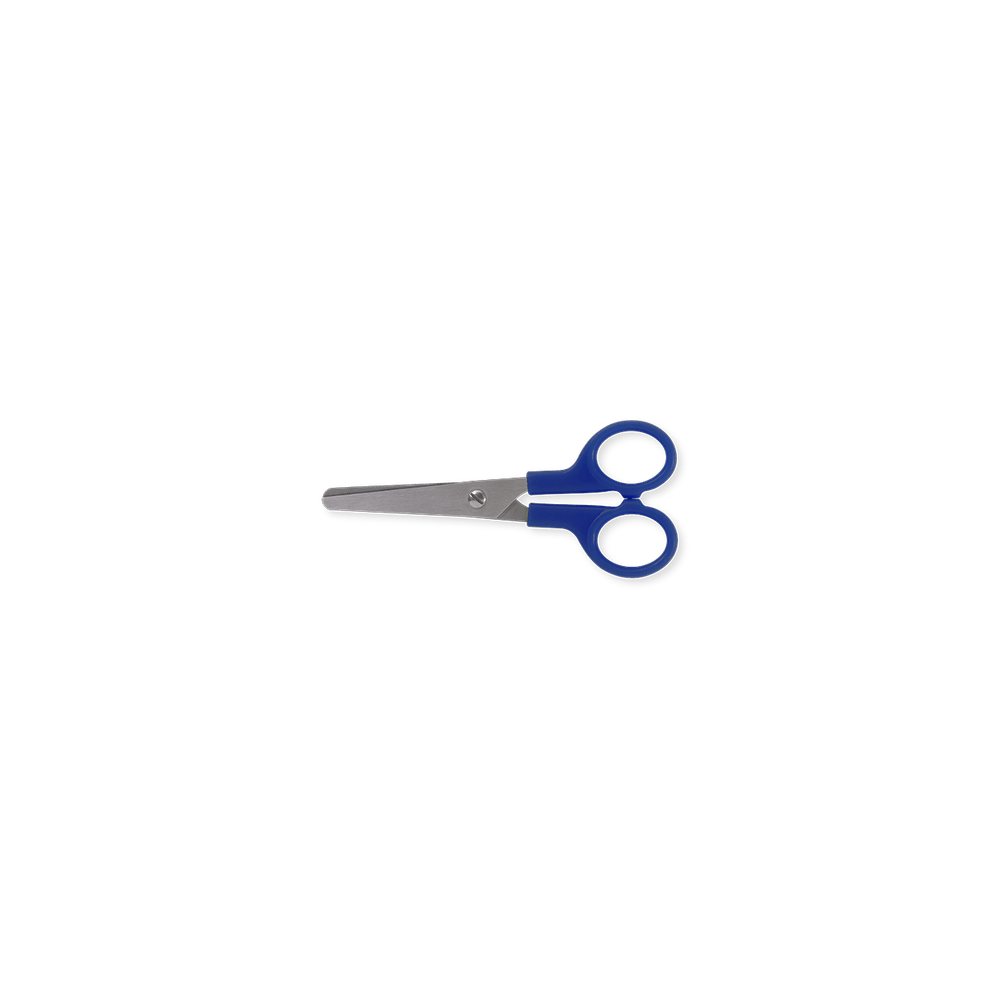 Tesoura Escolar Brinox 4 1/2" 11,5 cm Azul