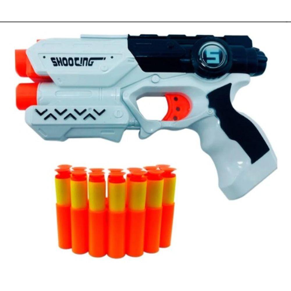 Tipo Nerf Metralhadora Infantil Lançador Brinquedo Tipo