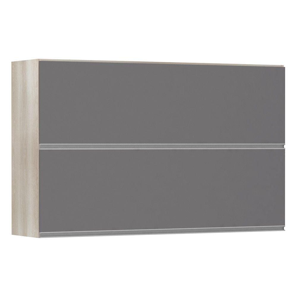 Armário Basculante Duplo Luciane 120cm 2 Portas Lis