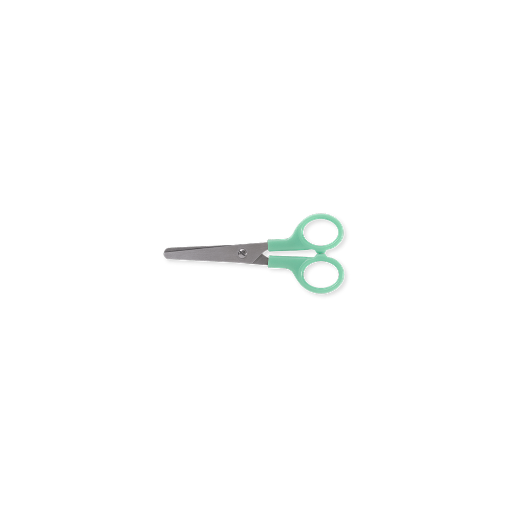 Tesoura Escolar Brinox 4 1/2" 11,5 cm Verde