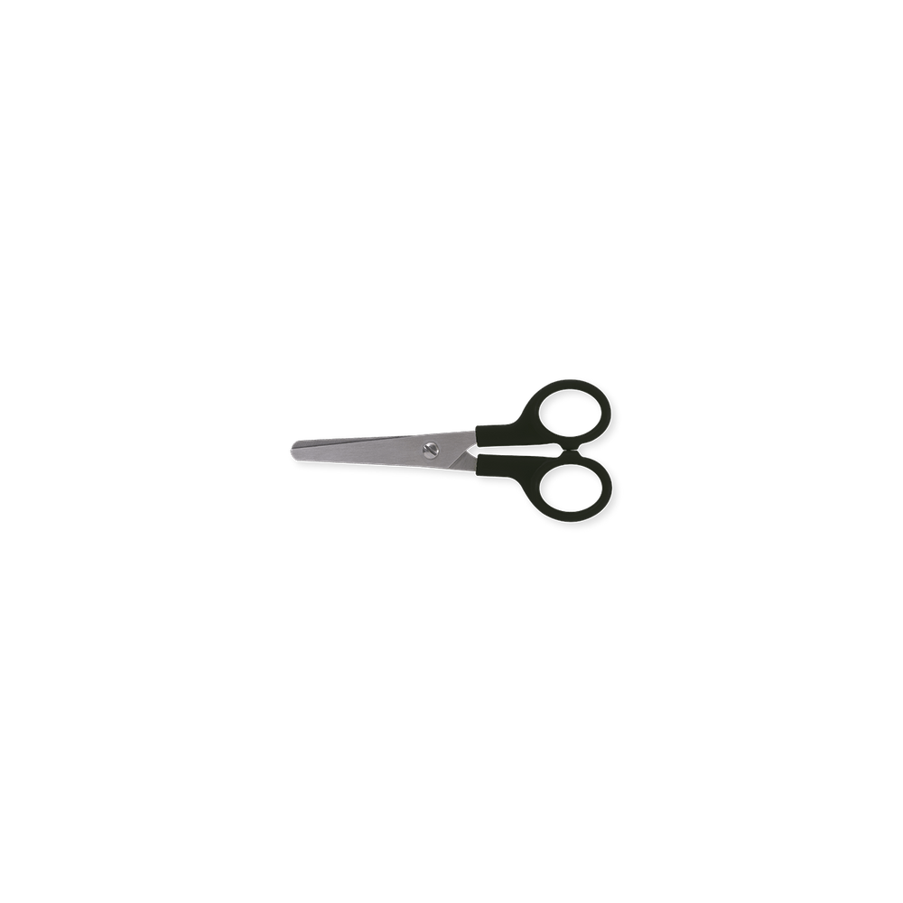 Tesoura Escolar Brinox 4 1/2" 11,5 cm Preto