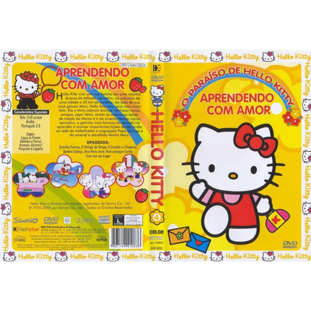 DVD Hillo Kitty  A Prendendo com amor- FlashStar