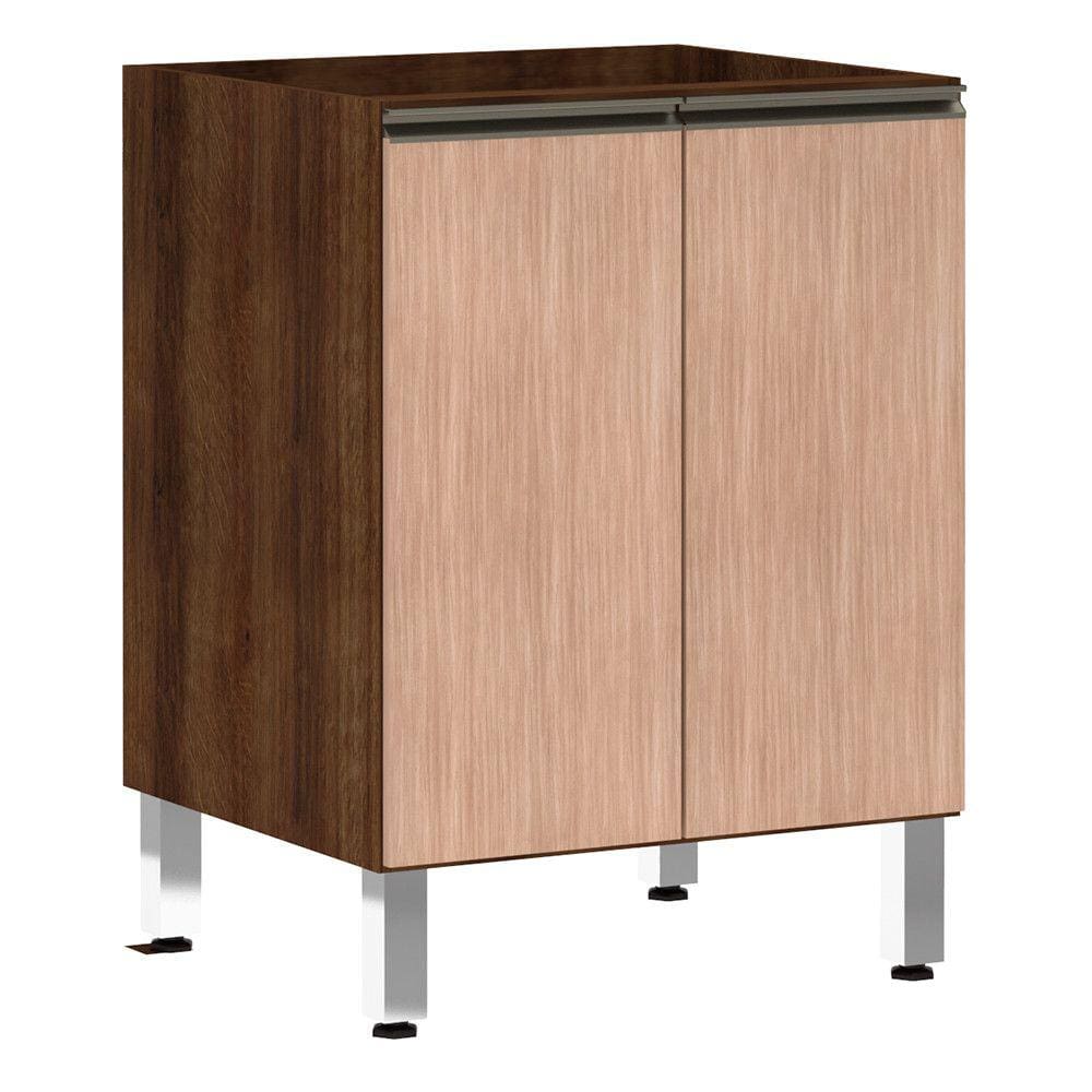Balcão de Cozinha sem Tampo 60cm 2 Portas Jade Luciane Móveis