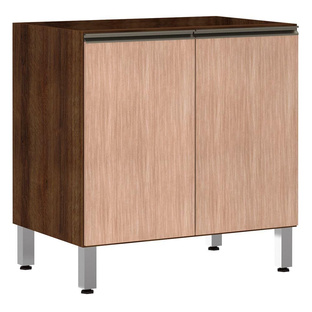 Balcão de Cozinha sem Tampo 80cm 2 Portas Jade Luciane Móveis