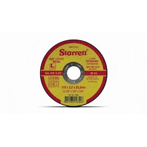 Disco Corte 115,0Mm (4.1/2 ) X 3,0 X F22 P/Metal Dac115-34X