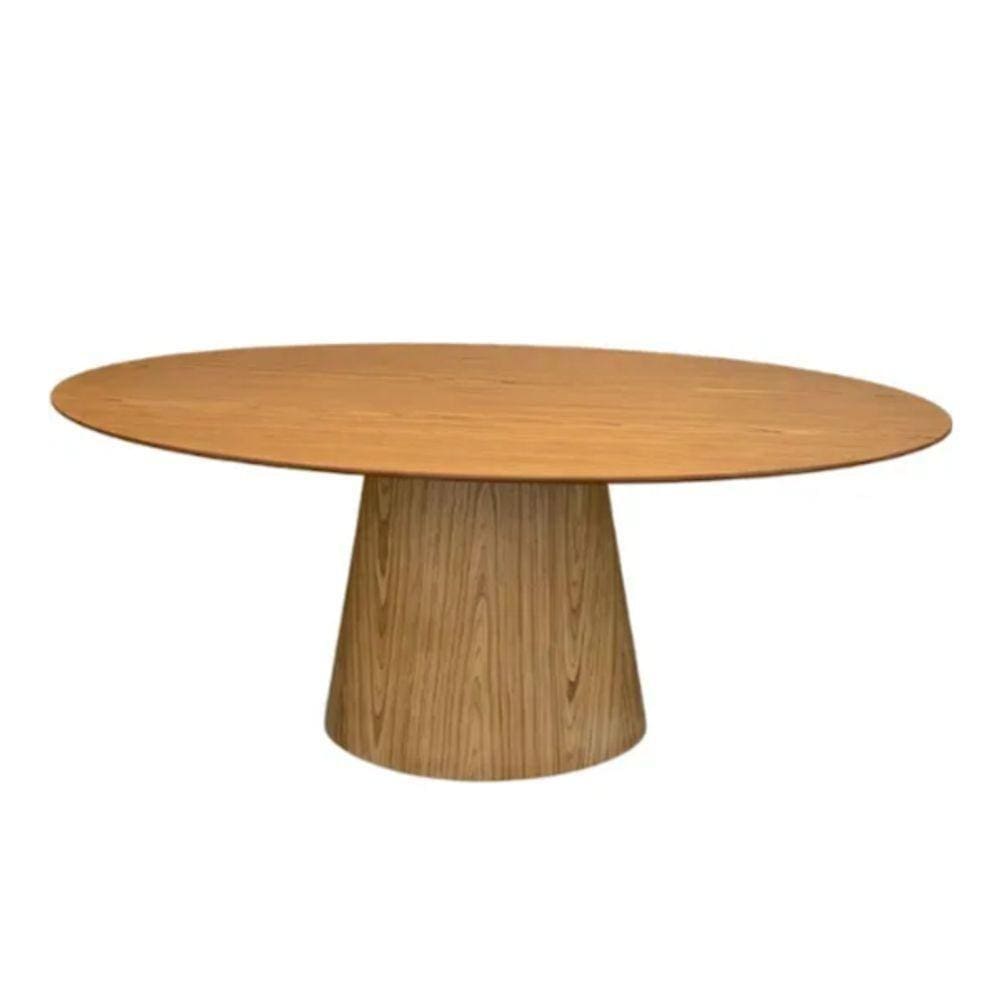 Mesa De Jantar Cone 180X100 Cm Freijó Madeira Freijó