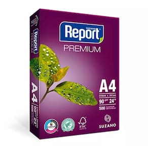 Papel Sulfite Report A4 90G 500 Folhas-Suzano