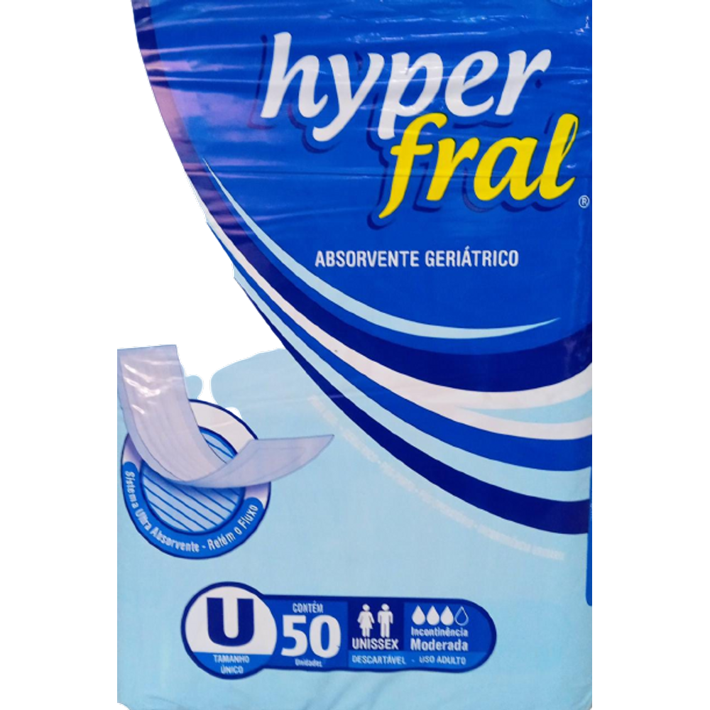 Absorvente Geriatrico Hyper Fral C/50 Un