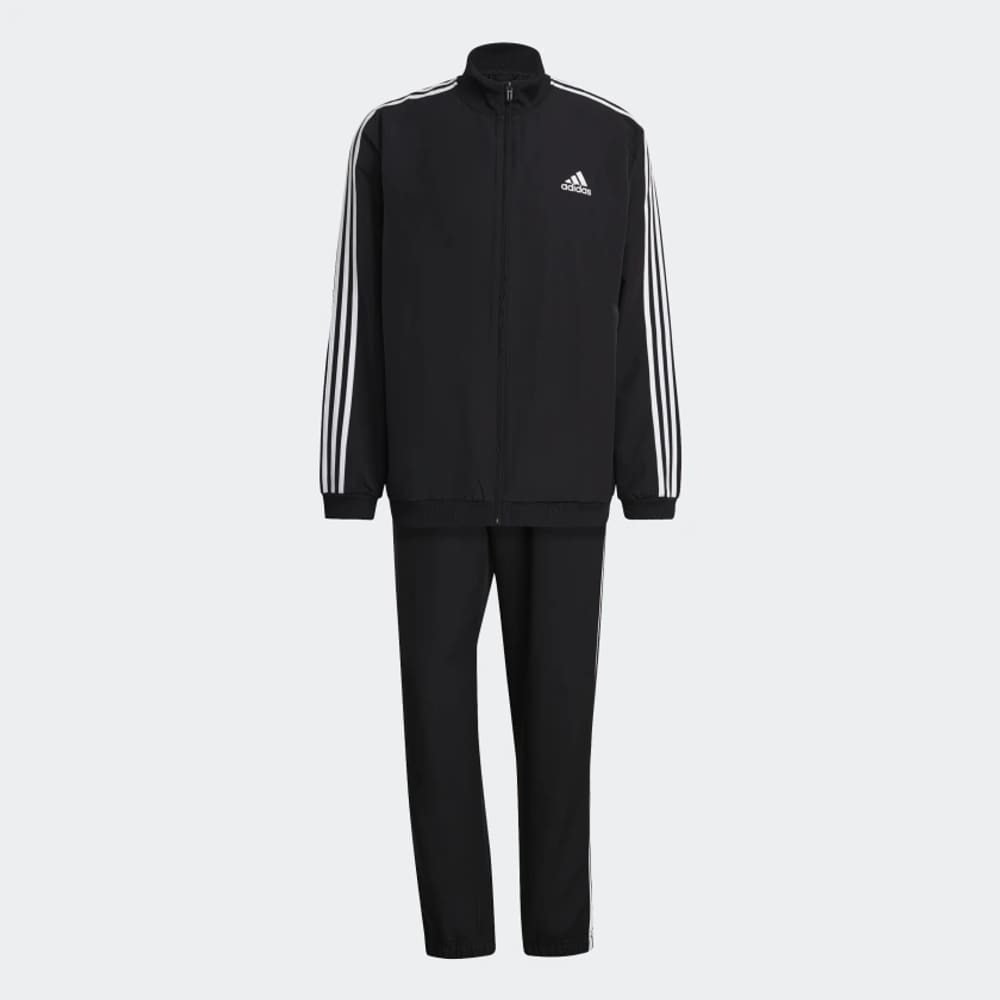 Agasalho masculino 3 listras poliester Adidas