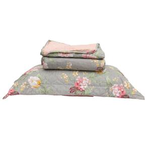 Kit Colcha Solteiro Bouti Cobre Leito Estampado 2 Peças