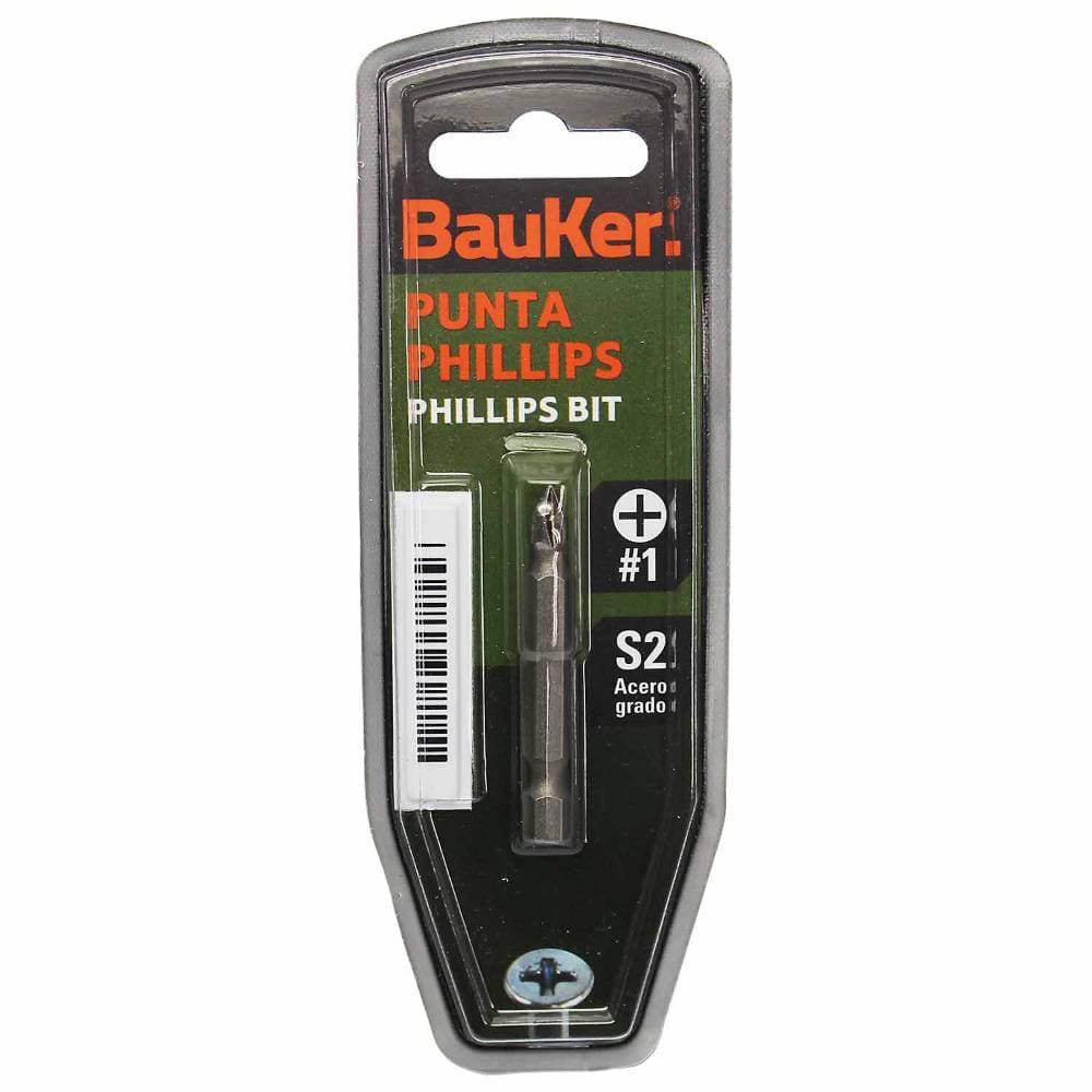 Ponta Bits Phillips N1 2&quot; Bauker