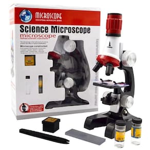 Microscópio Infantil Óptico Lorben Crianças 100x 400x 1200x