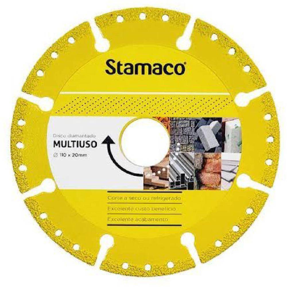 Disco Diamantado Multiuso 110 x 20mm - 10913 - STAMACO