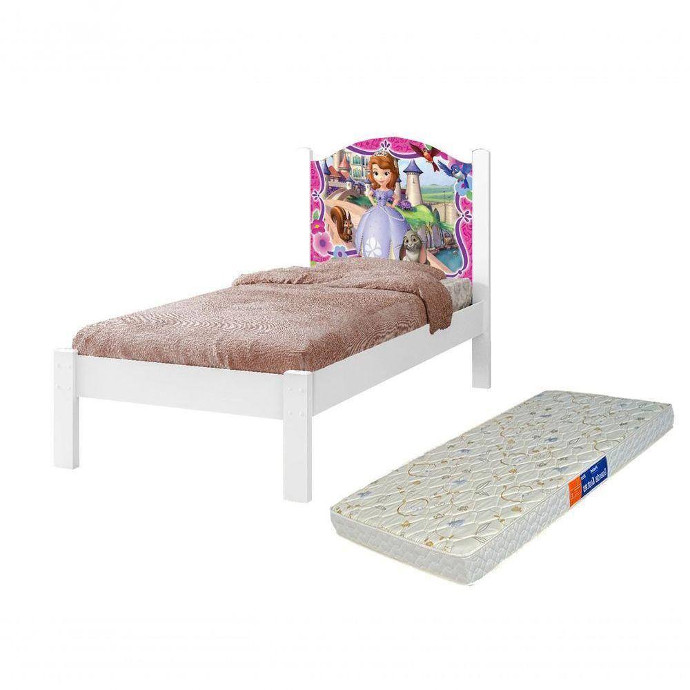 CAMA SOLTEIRO ADESIVADA BASOTO BARBIE