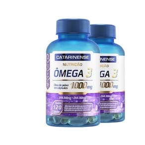 Kit 2 ômega 3 Epa 540mg Dha 360mg Catarinense 120 Cápsulas