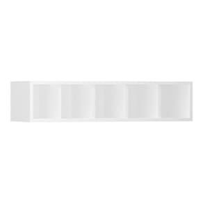 Nicho Garrafeiro Horizontal 80cm para 5 Garrafas Pérola Luciane Móveis