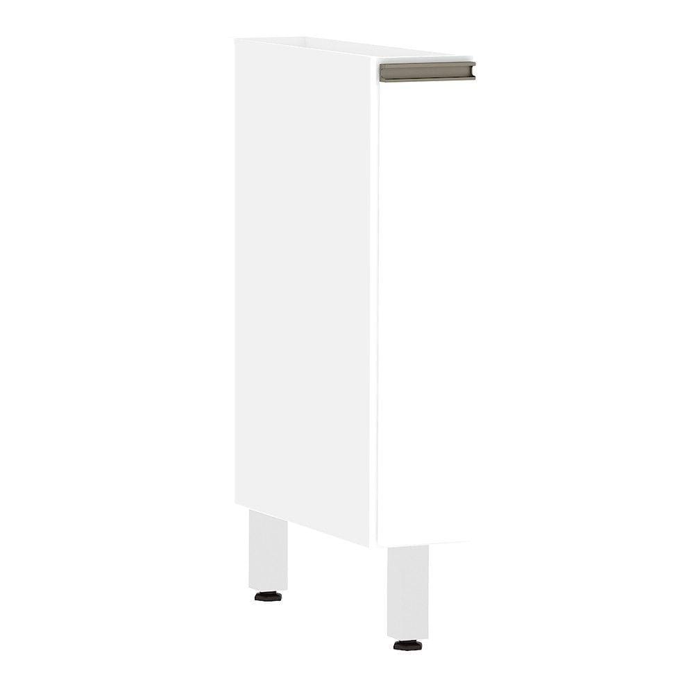 Balcão de Cozinha sem Tampo 15cm 1 Porta Pérola Luciane Móveis
