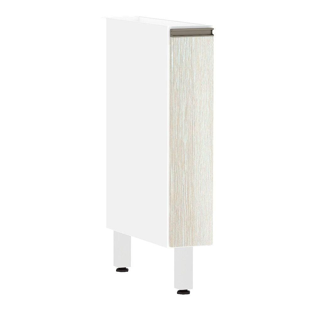 Balcão de Cozinha sem Tampo 15cm 1 Porta Pérola Luciane Móveis