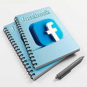 Caderno Universitário 96 Fls Rede Social FaceBook