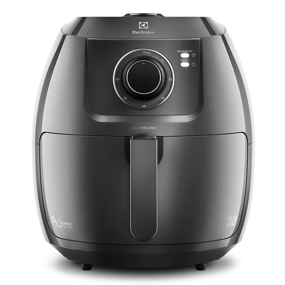 Fritadeira Elétrica Sem Óleo Airfryer 5L Rita Lobo Grafite Family Efficient 1700W (EAF50)