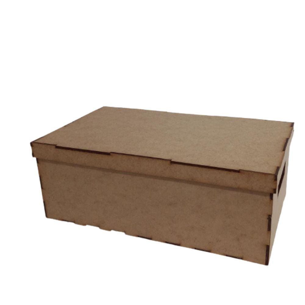 Caixa mdf tampa de sapato 19L x 33C x 12A cm