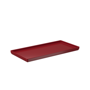 Bandeja Para Banheiro Coza Splash 27 x 13 x 1,5 cm Vermelho Bold