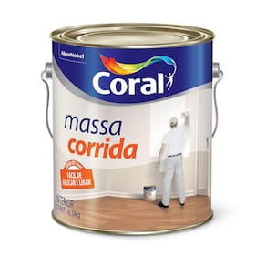 Massa corrida PVA Coral 6kg 3,6L