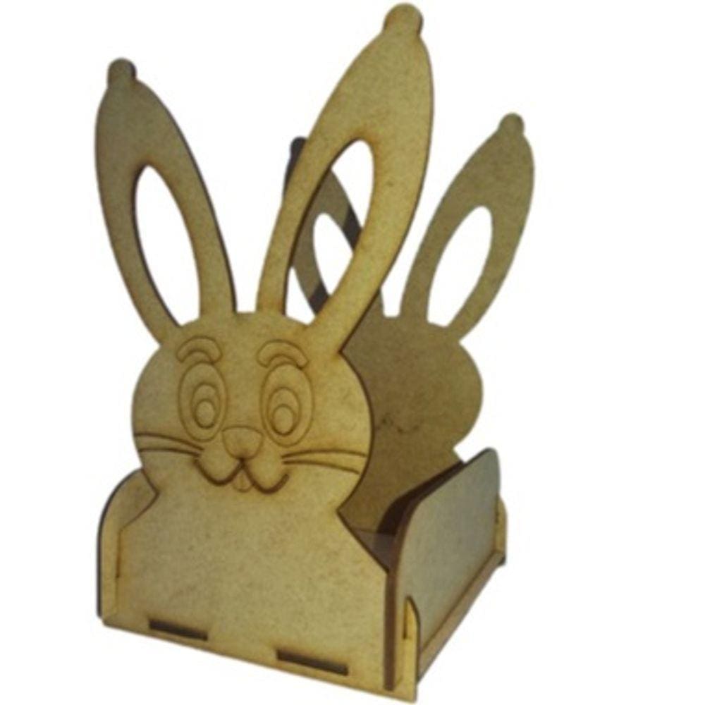 3 Caixa para Coelho para Ovo de Páscoa MDF 3MM
