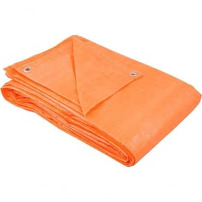 Lona Polietileno 6X6M Laranja 100 Micras Leve - Nove54