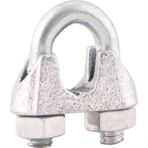 Clips Para Cabo De Aço 5/8" Leve Galvanizado - Nove54