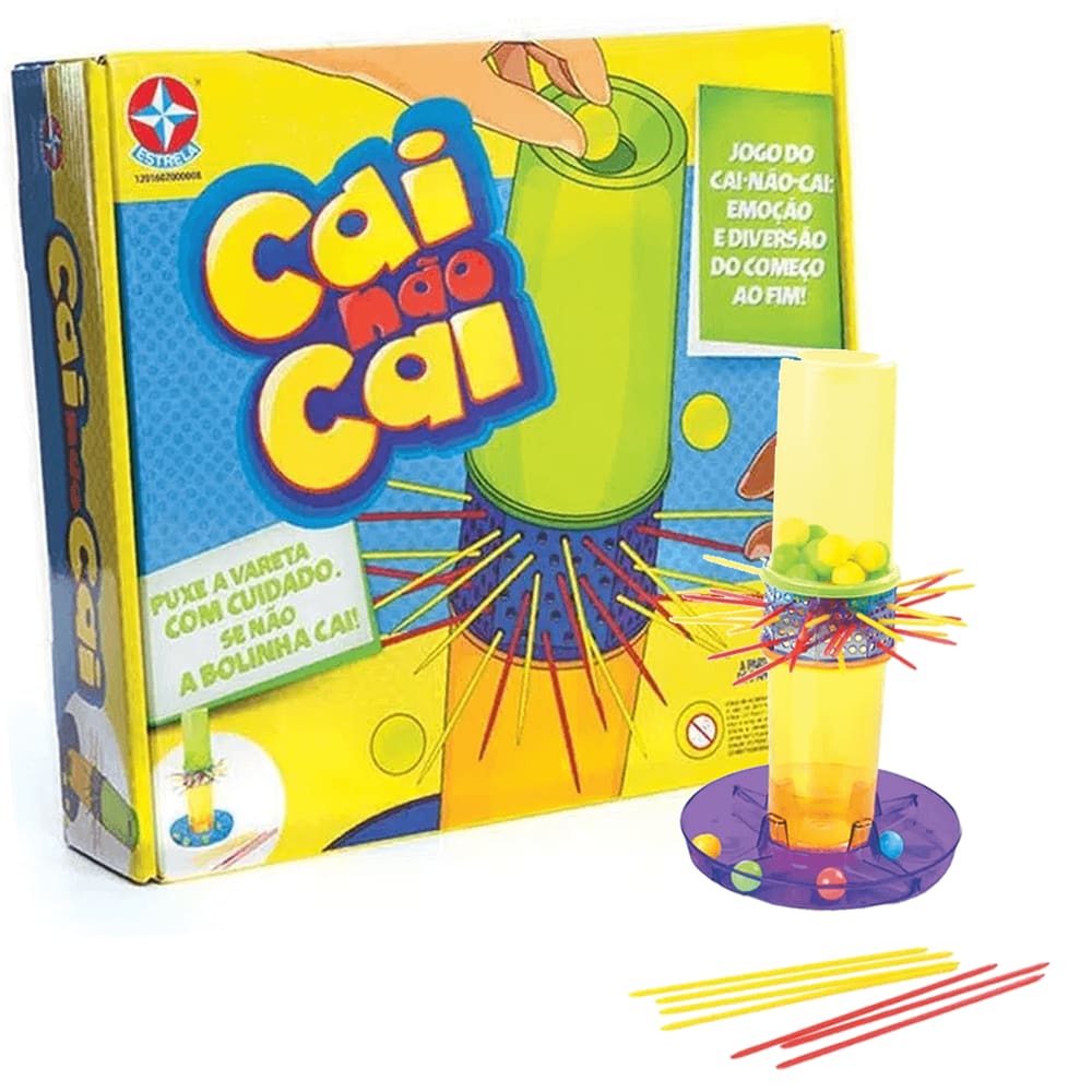 Jogo De Mesa Cai Não Cai Divertido Estrela