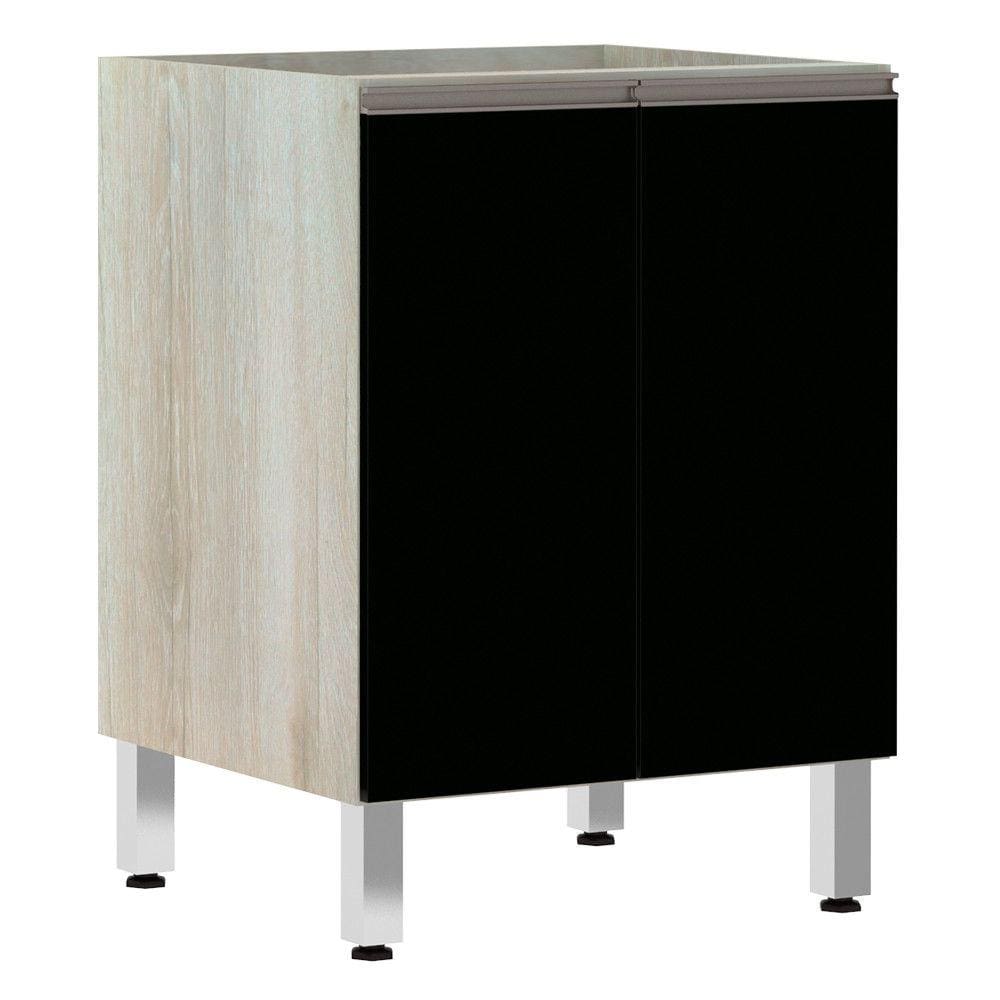 Balcão de Cozinha sem Tampo 60cm 2 Portas Luci Luciane Móveis