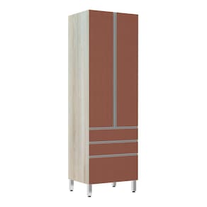 Paneleiro 70cm 2 Portas 2 Gavetas 1 Gavetão Lis Luciane Móveis