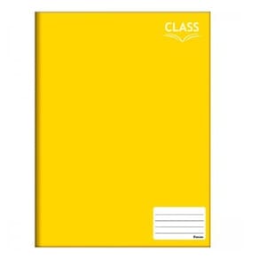 Caderno Foroni Brochurra Amarelo Grande C/96 Folhas Class
