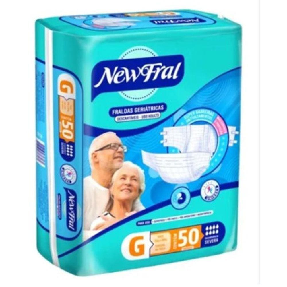 Fralda Geriatrica New Fral Mega G C/50