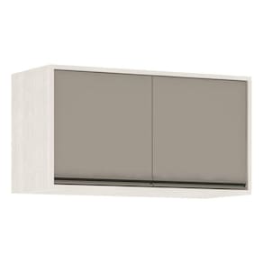 Armário Aéreo de Cozinha 80 cm 2 Portas de abrir Linea Luciane Móveis