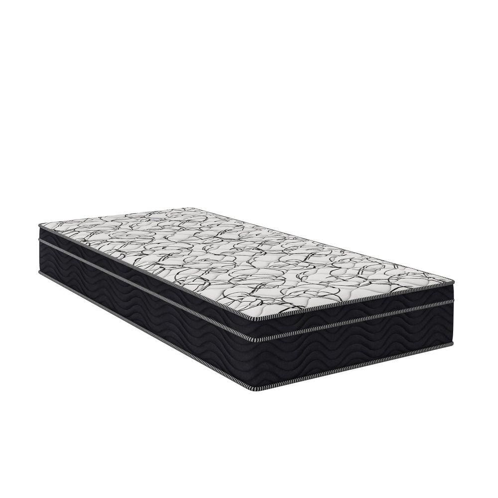 Colchão Solteiro Ortop D45 78x188x28cm Airtech 1.5.0 Ortobom Grafite/Branco