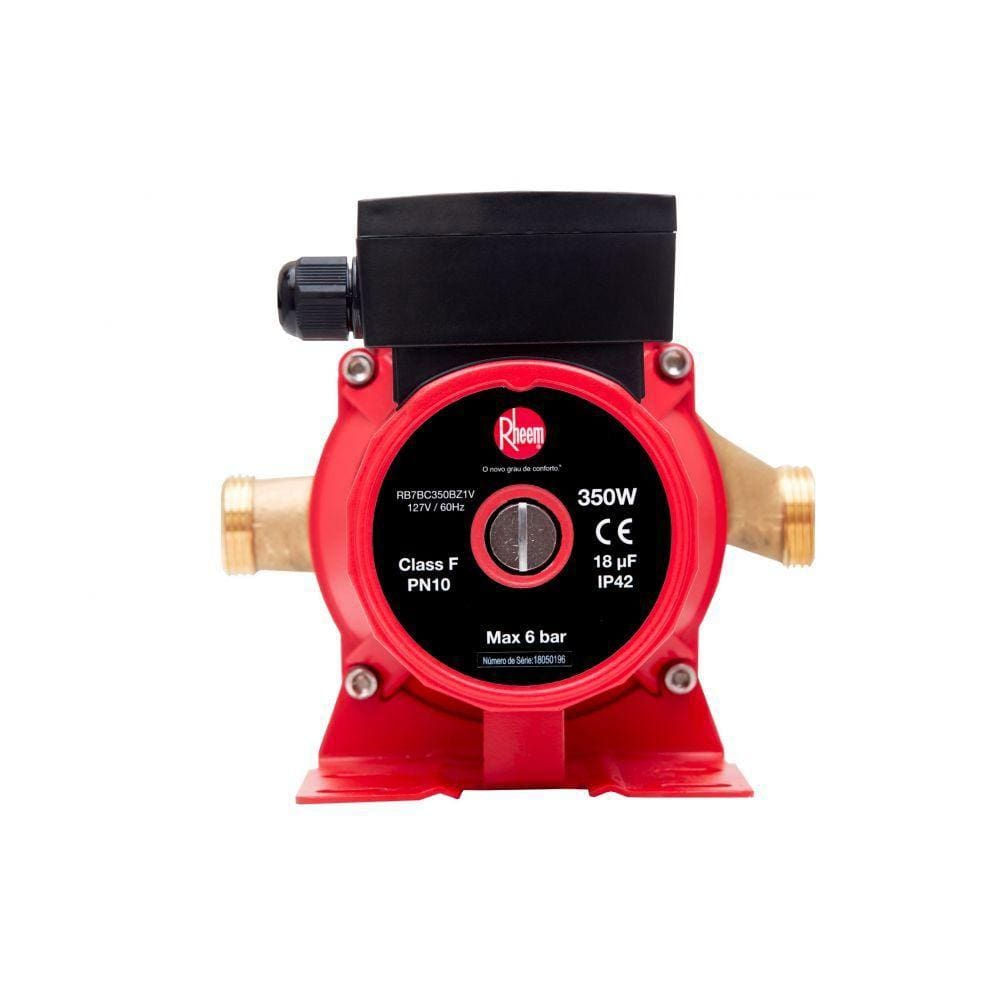Bomba de Circulação 350W Vazão Máxima 58 l/min 127V