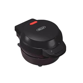 Bella Máquina de Waffle Redonda Clássica - Preto