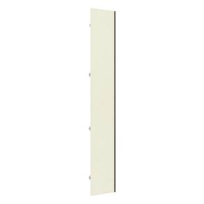 Porta para Roupeiro Closet Canto Diagonal Individual 40cm Puxador Perfil Champagne Luciane Móveis