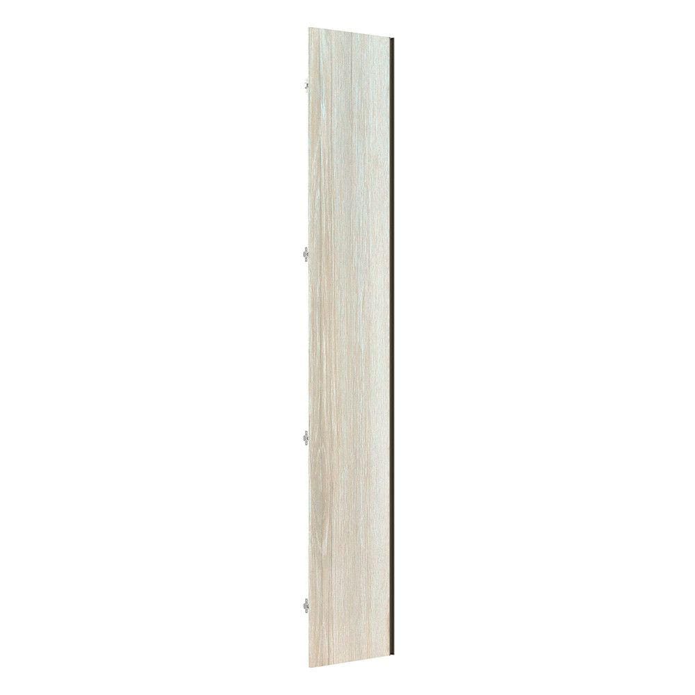 Porta para Roupeiro Closet Canto Individual 40cm Puxador Perfil Inox Luciane Móveis