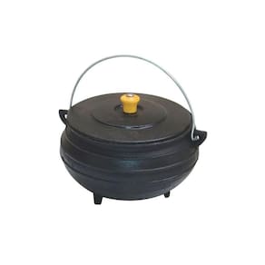 Panela Tripe De Ferro Fundido Com Tampa - Capacidade 1 Lt